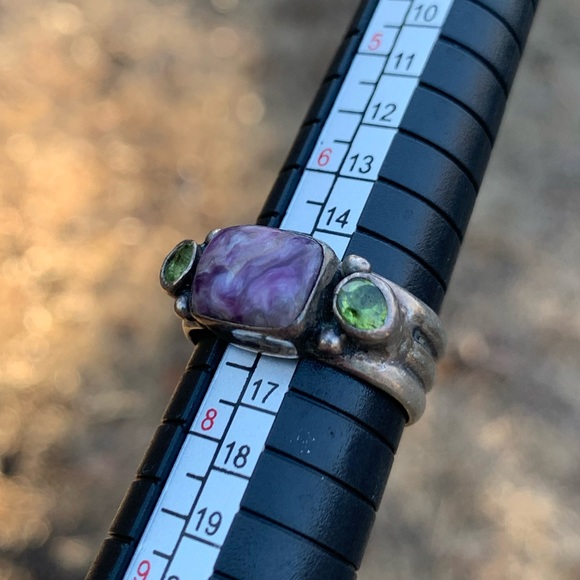 Genuine Stone & Sterling Silver Ring - Picture 16 of 16